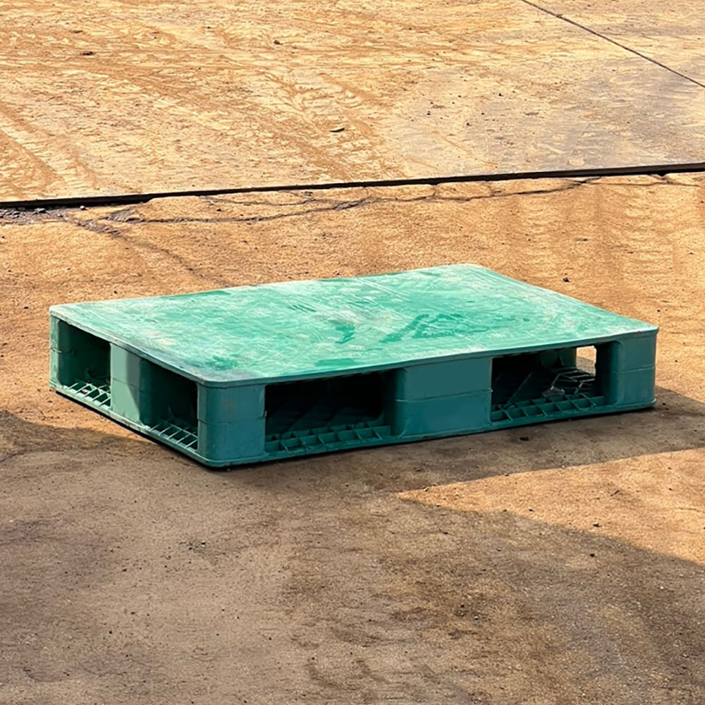 중고 평면형 950*650*150 / 12.5kg내외 / 녹색 / 지게차전용